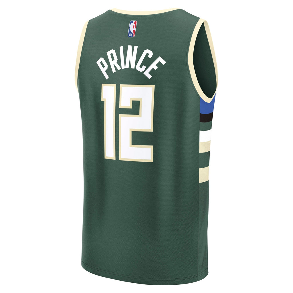Milwaukee Bucks Taurean Prince Fanatics Hunter Green Fast Break Replica Player Jersey - Icon Edition for Men product image