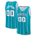 Charlotte Hornets Fanatics Teal Fast Break Custom Jersey - Icon Edition for Men product image 1, provided for visual