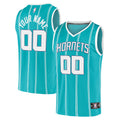 Charlotte Hornets Fanatics Teal Fast Break Replica Custom Jersey - Icon Edition for Men product image 1, provided for visual