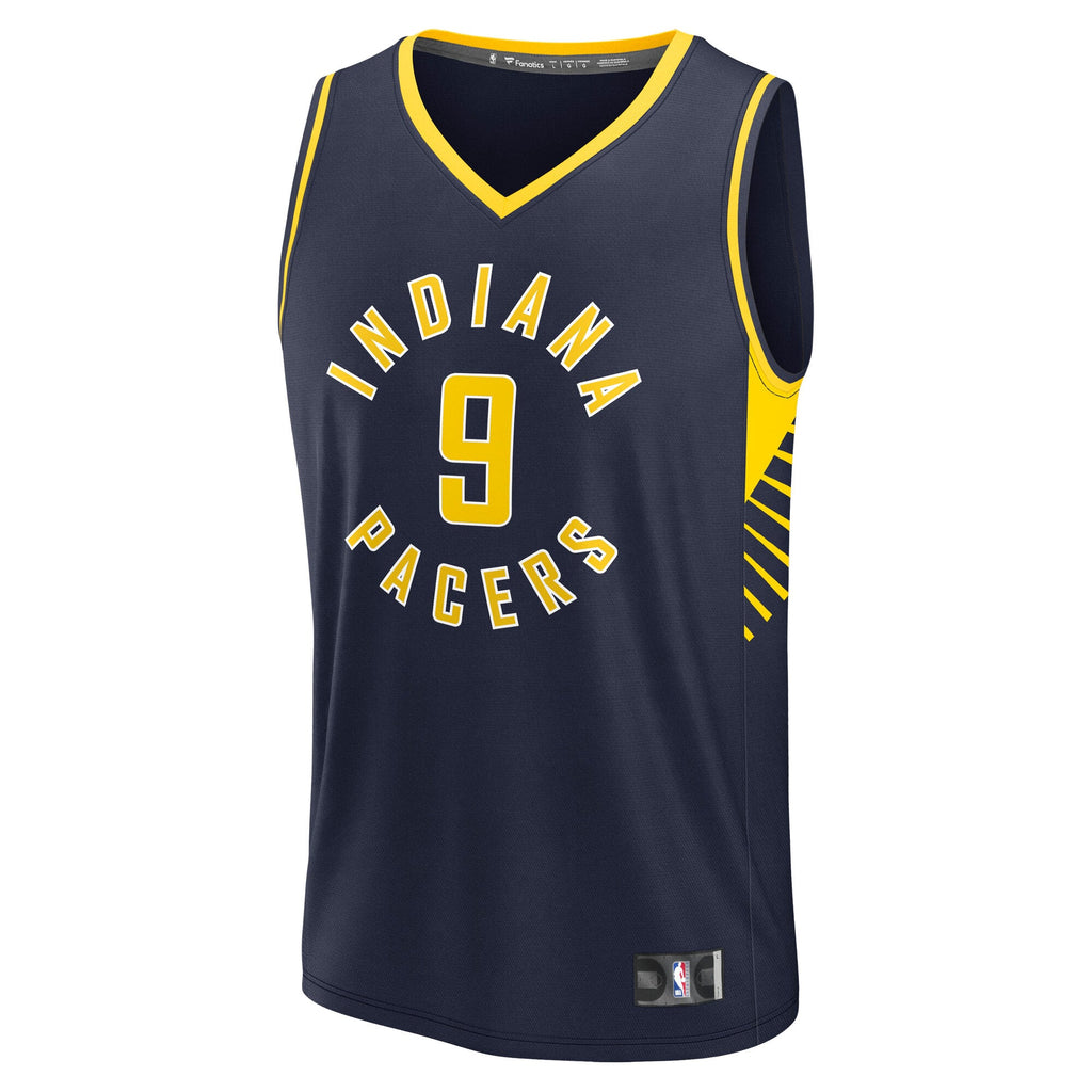 Indiana Pacers T.J. McConnell Fanatics Navy Fast Break Replica Jersey - Icon Edition for Men product image 3, provided for