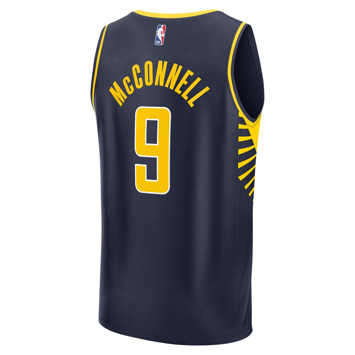 Indiana Pacers T.J. McConnell Fanatics Navy Fast Break Replica Player Jersey - Icon Edition for Men product image 4,