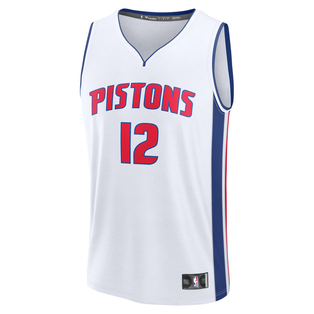 Detroit Pistons Tobias Harris Fanatics White Fast Break Replica Player Jersey - Association Edition for Men product image 3,