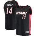 Miami Heat Tyler Herro Fanatics Black Fast Break Replica Jersey - Icon Edition for Men product image 1, provided for visual
