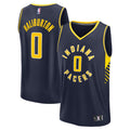 Indiana Pacers Tyrese Haliburton Fanatics Navy Fast Break Replica Jersey - Icon Edition for Men product image 1, provided