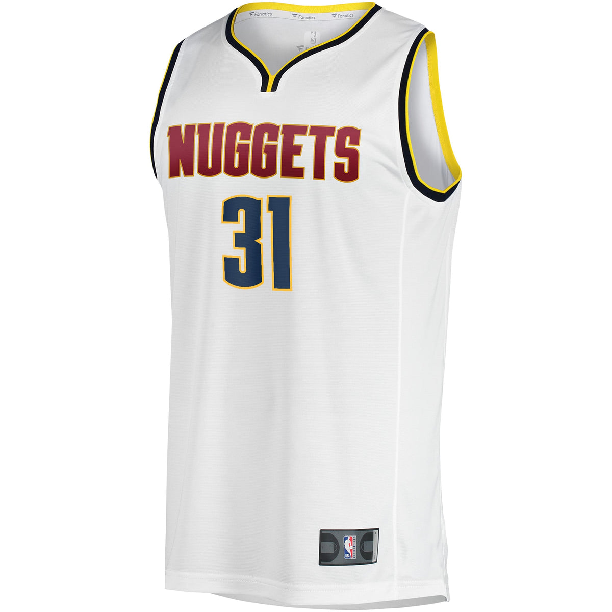 Denver Nuggets Vlatko Cancar Fanatics White Fast Break Player Jersey - Association Edition for Men product image 3, provided
