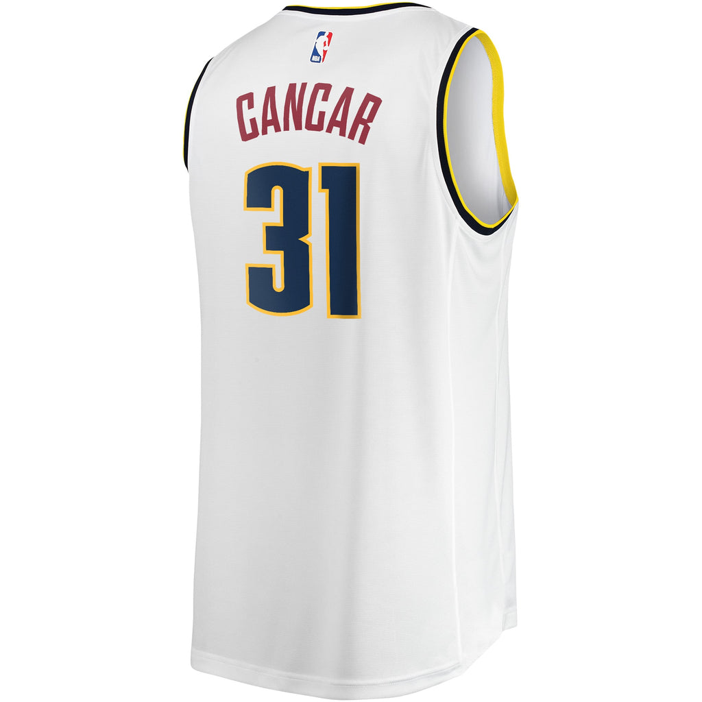 Denver Nuggets Vlatko Cancar Fanatics White Fast Break Player Jersey - Association Edition for Men product image 4, provided