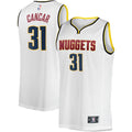Denver Nuggets Vlatko Cancar Fanatics White Fast Break Player Jersey - Association Edition for Men product image 1, provided
