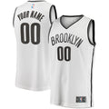 Brooklyn Nets Fanatics White Fast Break Custom Replica Jersey - Association Edition for Men product image 1, provided for