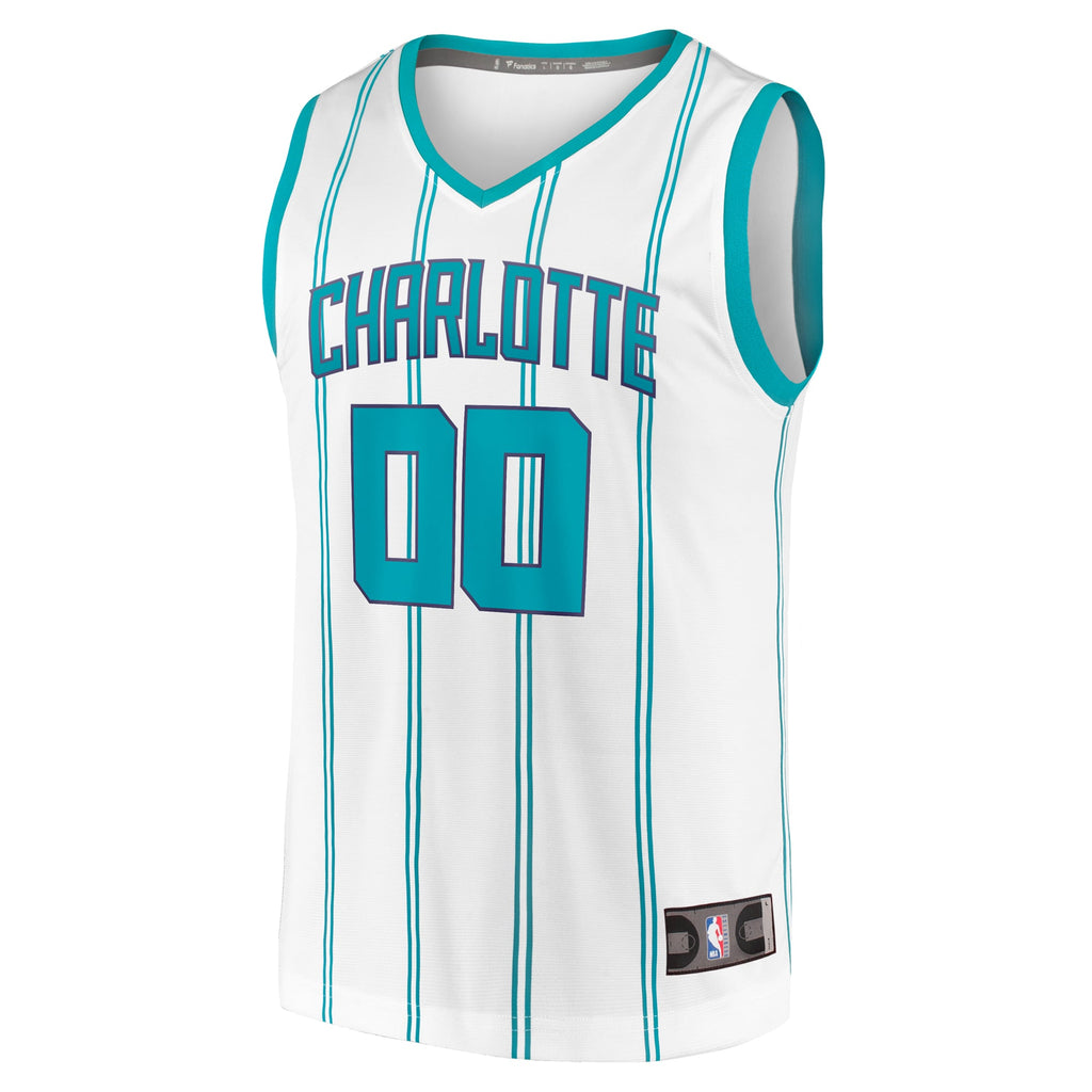 Charlotte Hornets Fanatics White Fast Break Custom Replica Jersey - Association Edition for Men product image 3, provided