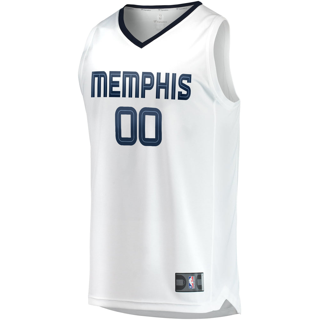 Memphis Grizzlies Fanatics White Fast Break Custom Replica Jersey - Association Edition for Men product image 3, provided
