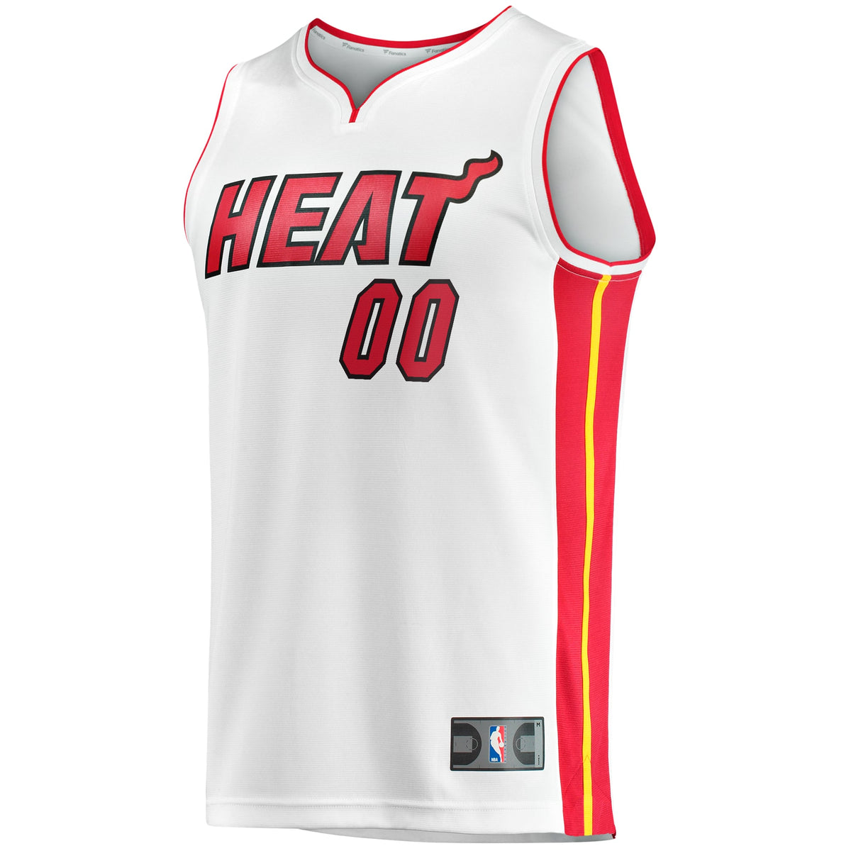 Miami Heat Fanatics White Fast Break Custom Replica Jersey - Association Edition for Men product image 3, provided for