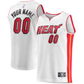 Miami Heat Fanatics White Fast Break Custom Replica Jersey - Association Edition for Men product image 1, provided for