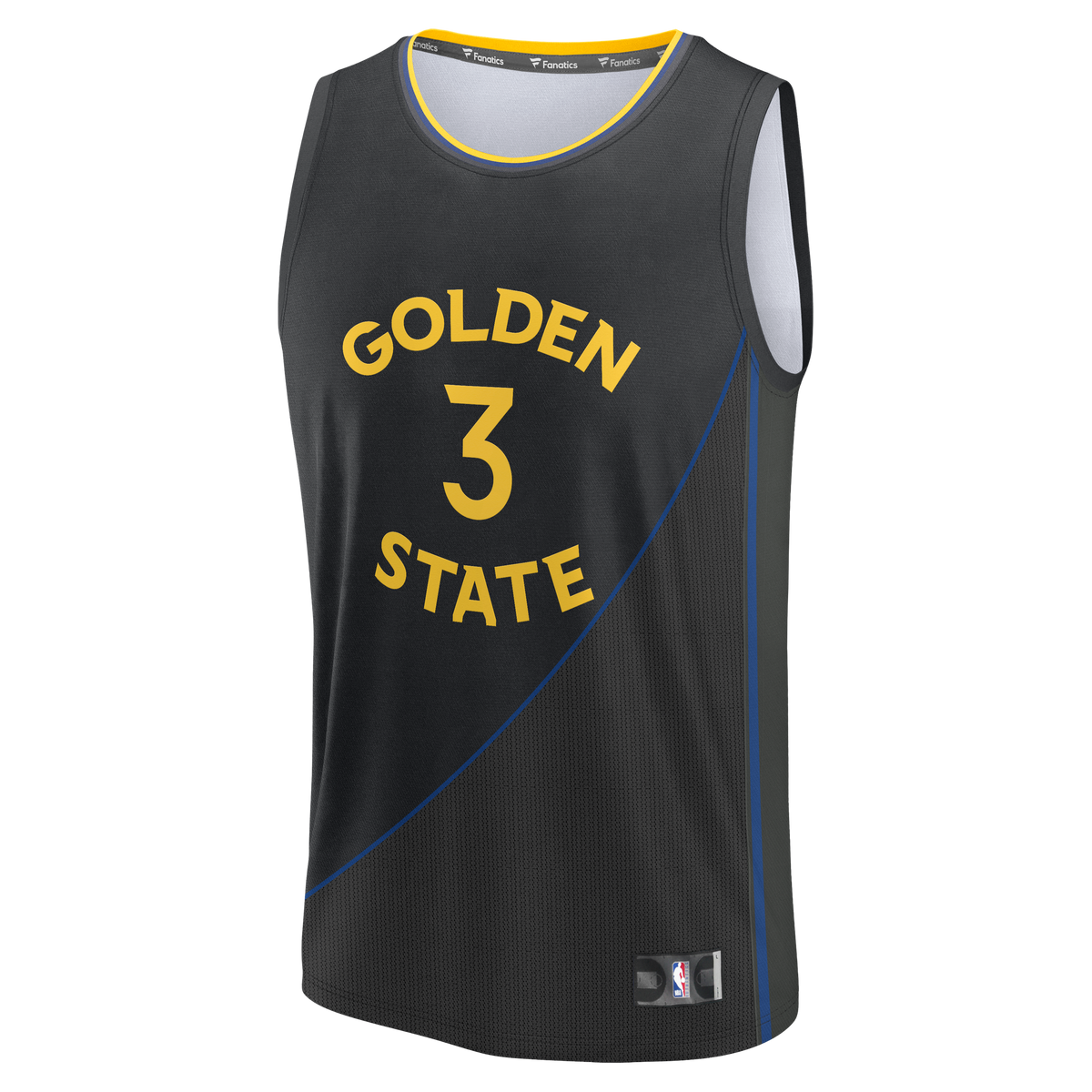 Golden State Warriors Will Richard Fanatics Black Fast Break Replica Player Jersey - Statement Edition for Men product image