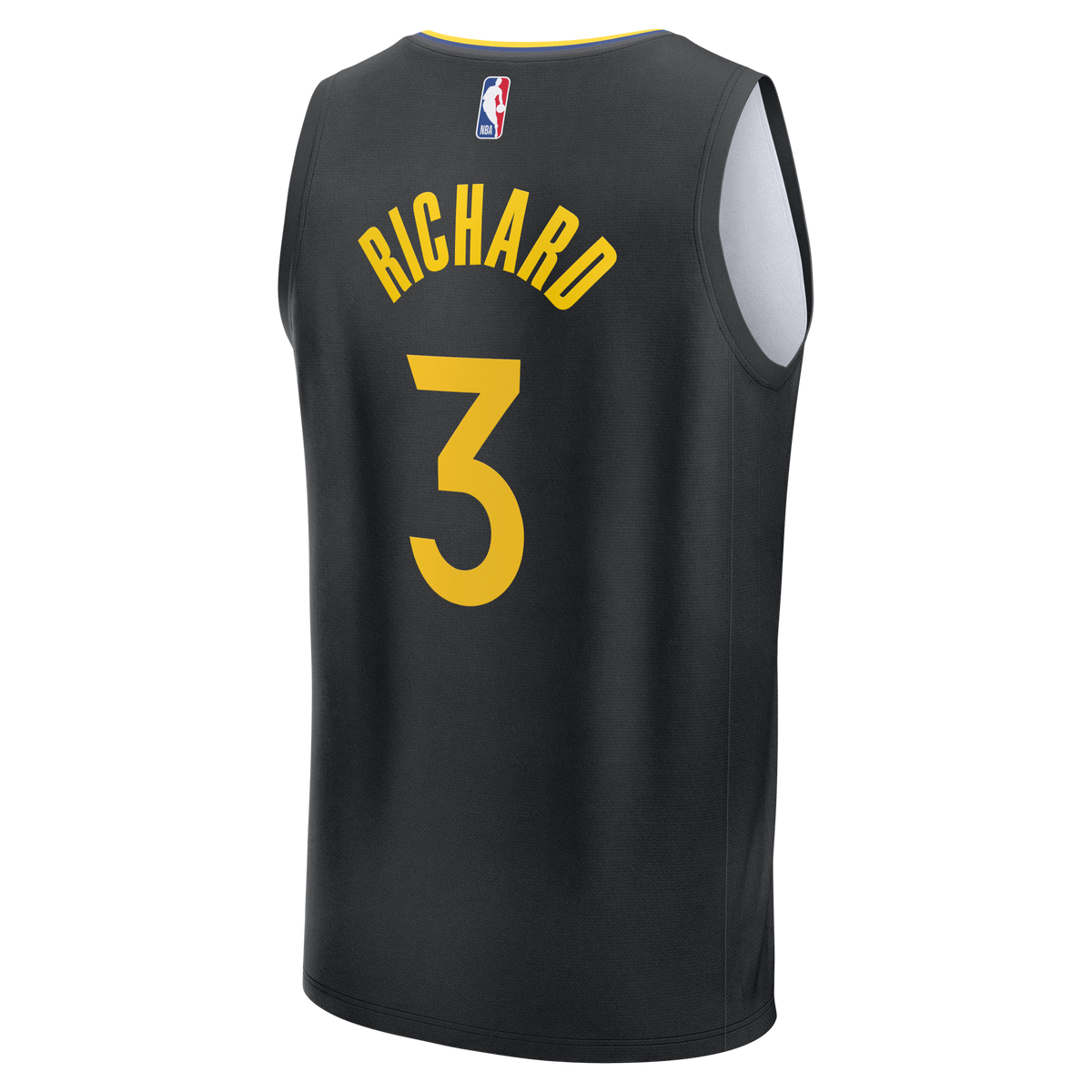 Golden State Warriors Will Richard Fanatics Black Fast Break Replica Player Jersey - Statement Edition for Men product image