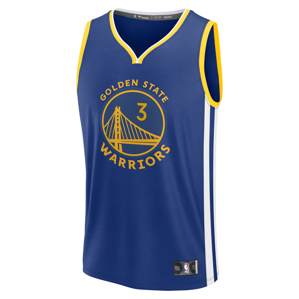 Golden State Warriors Will Richard Fanatics Blue Fast Break Replica Jersey - Icon Edition for Men product image 3, provided