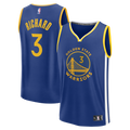 Golden State Warriors Will Richard Fanatics Blue Fast Break Replica Jersey - Icon Edition for Men product image 1, provided