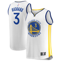 Golden State Warriors Will Richard Fanatics White Fast Break Replica Player Jersey - Association Edition for Men product