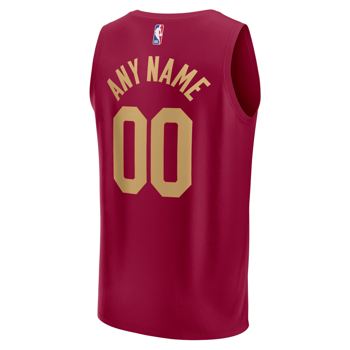 Cleveland Cavaliers Fanatics Wine Fast Break Custom Jersey - Icon Edition for Men product image 4, provided for visual