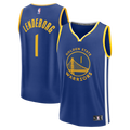 Golden State Warriors Yaxel Lendeborg Fanatics Royal 2026 NBA Draft First Round Pick Fast Break Jersey - Icon Edition for
