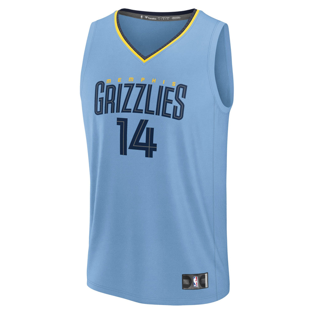 Memphis Grizzlies Zach Edey Fanatics Light Blue Fast Break Replica Player Jersey - Statement Edition for Men product image