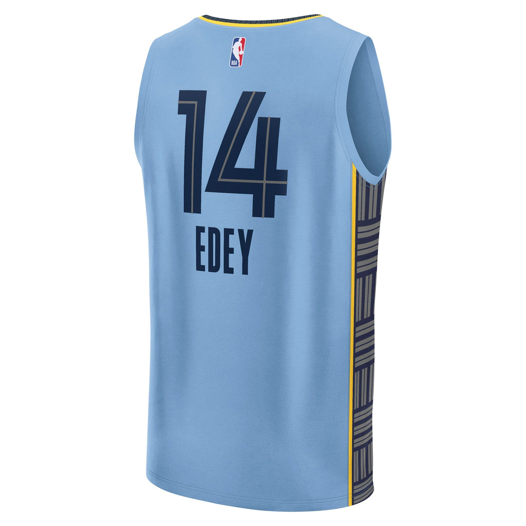 Memphis Grizzlies Zach Edey Fanatics Light Blue Fast Break Replica Player Jersey - Statement Edition for Men product image