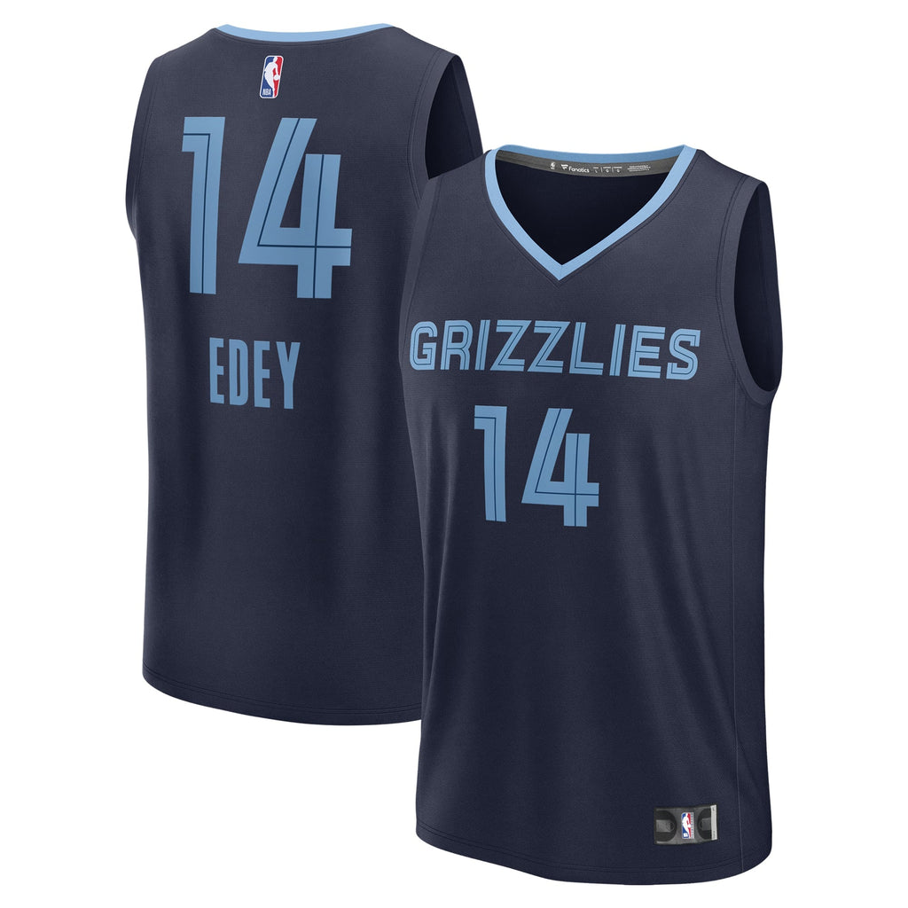 Memphis Grizzlies Zach Edey Fanatics Navy 2024 NBA Draft Fast Break Player Jersey - Icon Edition for Men product image 2,