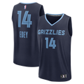Memphis Grizzlies Zach Edey Fanatics Navy Fast Break Replica Jersey - Icon Edition for Men product image 1, provided for