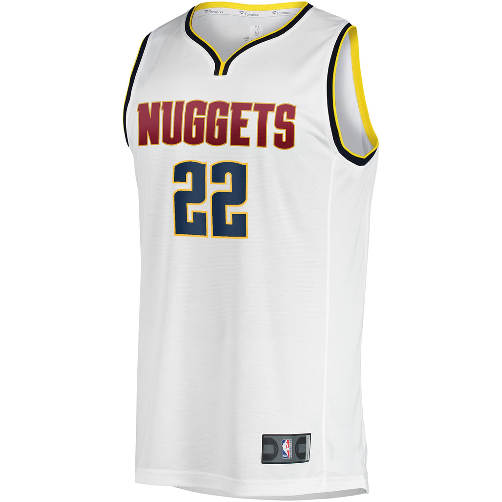 Denver Nuggets Zeke Nnaji Fanatics White Fast Break Player Jersey - Association Edition for Men product image 3, provided