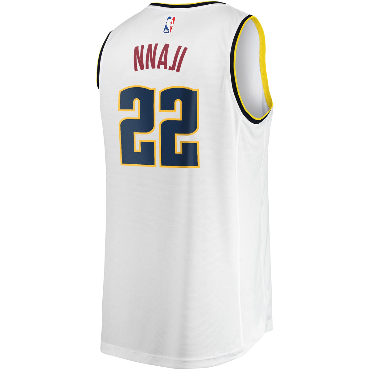 Denver Nuggets Zeke Nnaji Fanatics White Fast Break Player Jersey - Association Edition for Men product image 4, provided