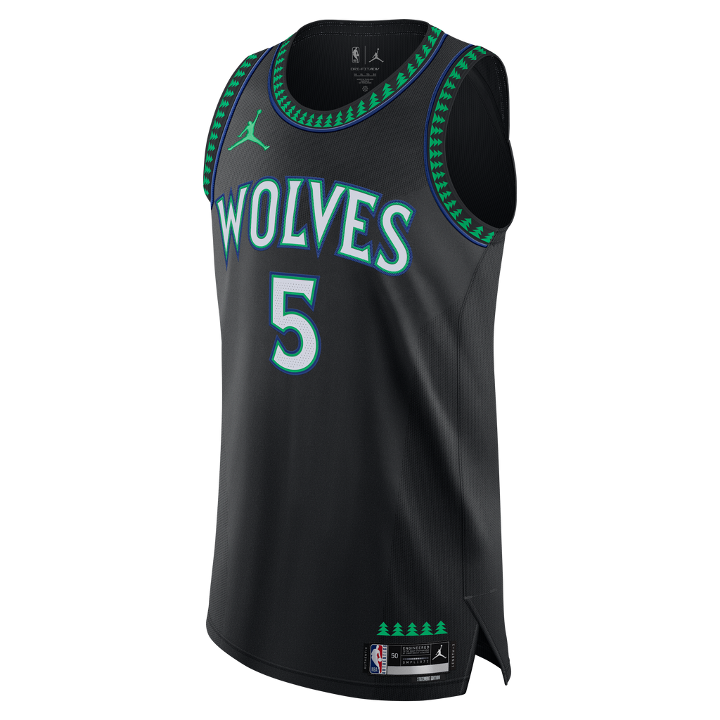Minnesota Timberwolves Anthony Edwards Jordan Brand Black Authentic Jersey - Statement Edition for Men product image 3,