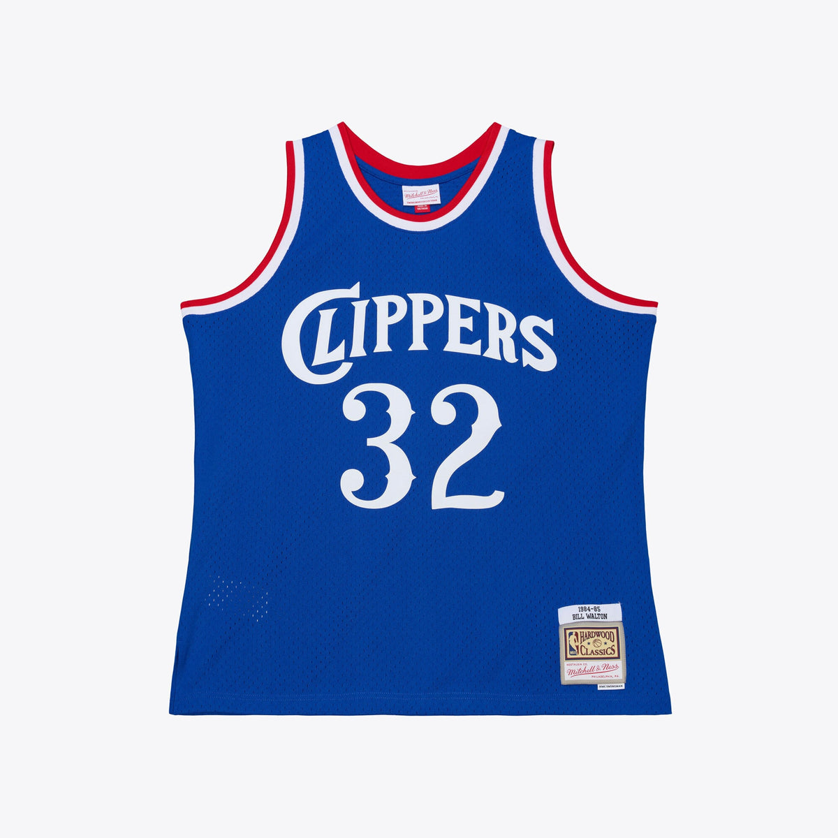 LA Clippers Bill Walton Mitchell & Ness Royal 1984-85 Swingman Jersey for Men product image 1, provided for visual reference