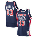 USA Basketball Chris Mullin Mitchell & Ness Navy 1992 Dream Team Authentic Jersey for Men product image 1, provided for