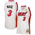 Miami Heat Dwyane Wade Mitchell & Ness White 2005-06 Authentic Player Jersey for Men product image 1, provided for visual