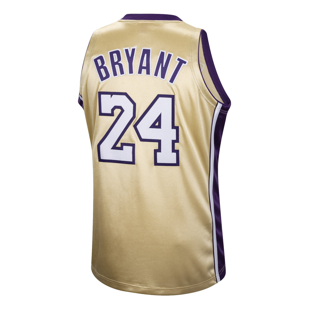 Los Angeles Lakers Kobe Bryant Mitchell & Ness Gold Hall of Fame Class of 2020 #24 Authentic Hardwood Classics Jersey for