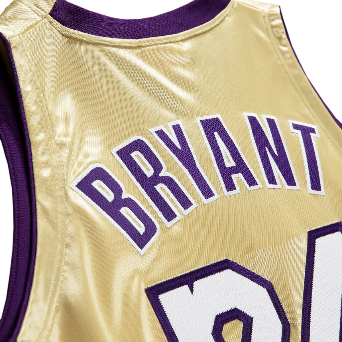 Los Angeles Lakers Kobe Bryant Mitchell & Ness Gold Hall of Fame Class of 2020 #24 Authentic Hardwood Classics Jersey for