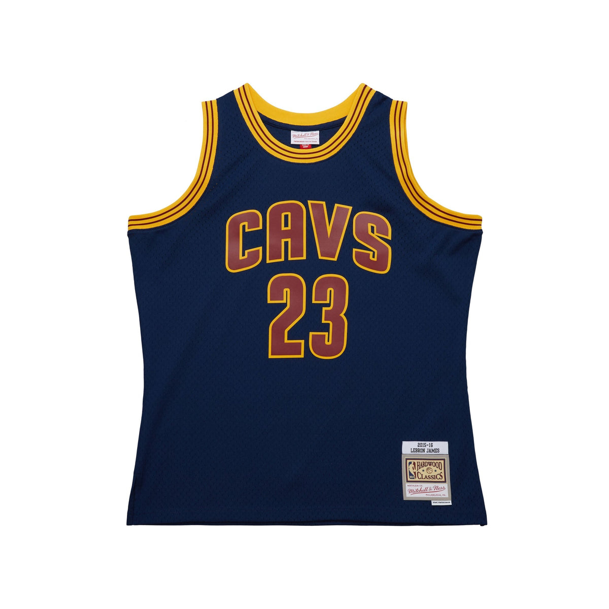 Cleveland Cavaliers LeBron James Mitchell & Ness Navy Big & Tall Hardwood Classics 2008-09 Swingman Jersey for Men product