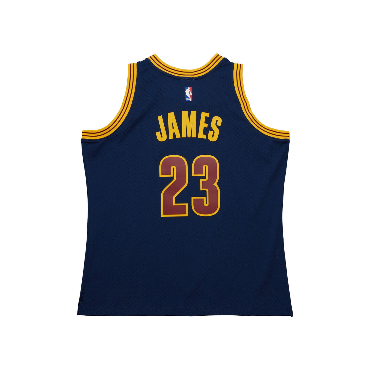 Cleveland Cavaliers LeBron James Mitchell & Ness Navy Big & Tall Hardwood Classics 2008-09 Swingman Jersey for Men product