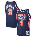 USA Basketball Michael Jordan Mitchell & Ness Navy Home 1992 Dream Team Authentic Jersey for Men product image 1, provided