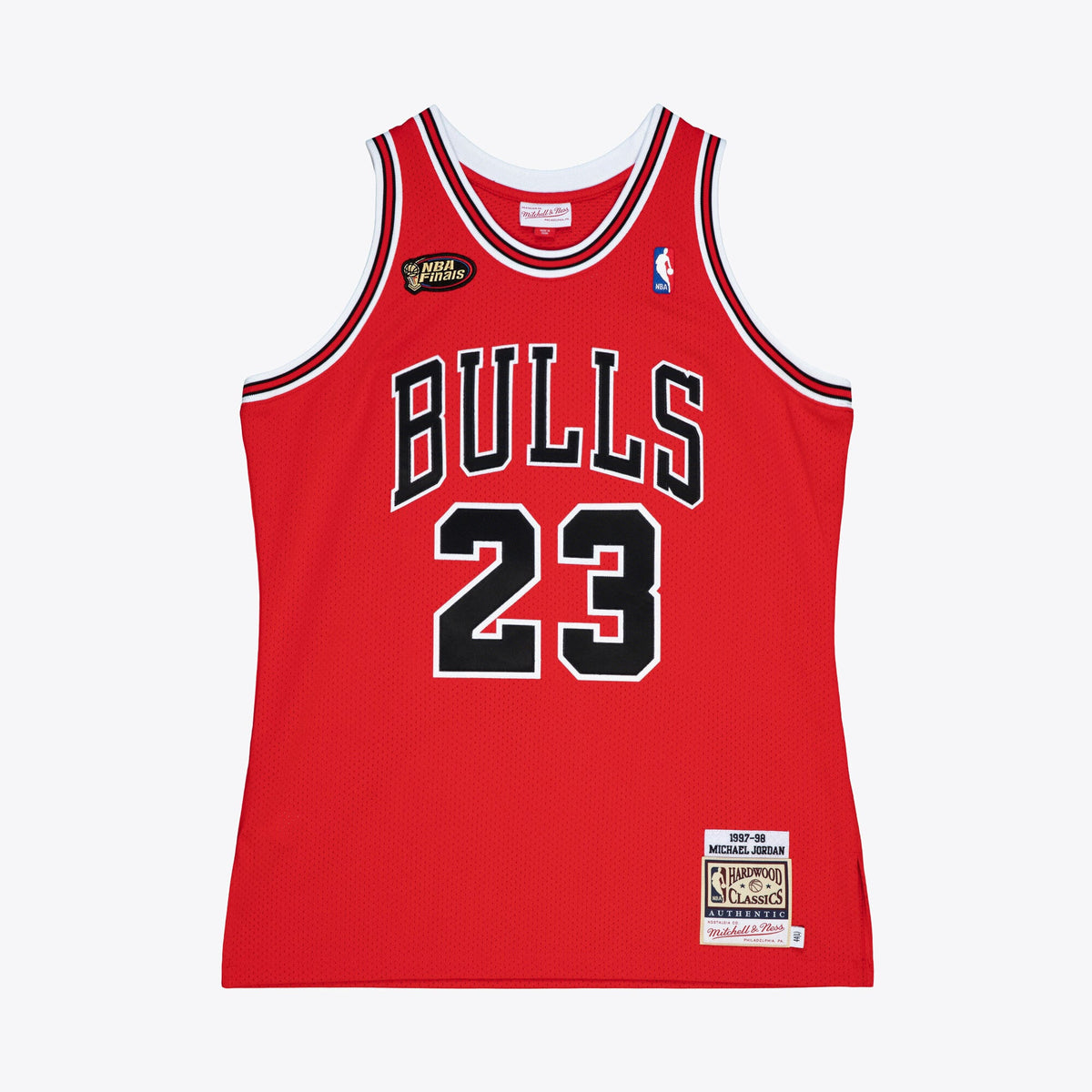Chicago Bulls Michael Jordan Mitchell & Ness Red 1997-98 Authentic Jersey for Men product image 1, provided for visual