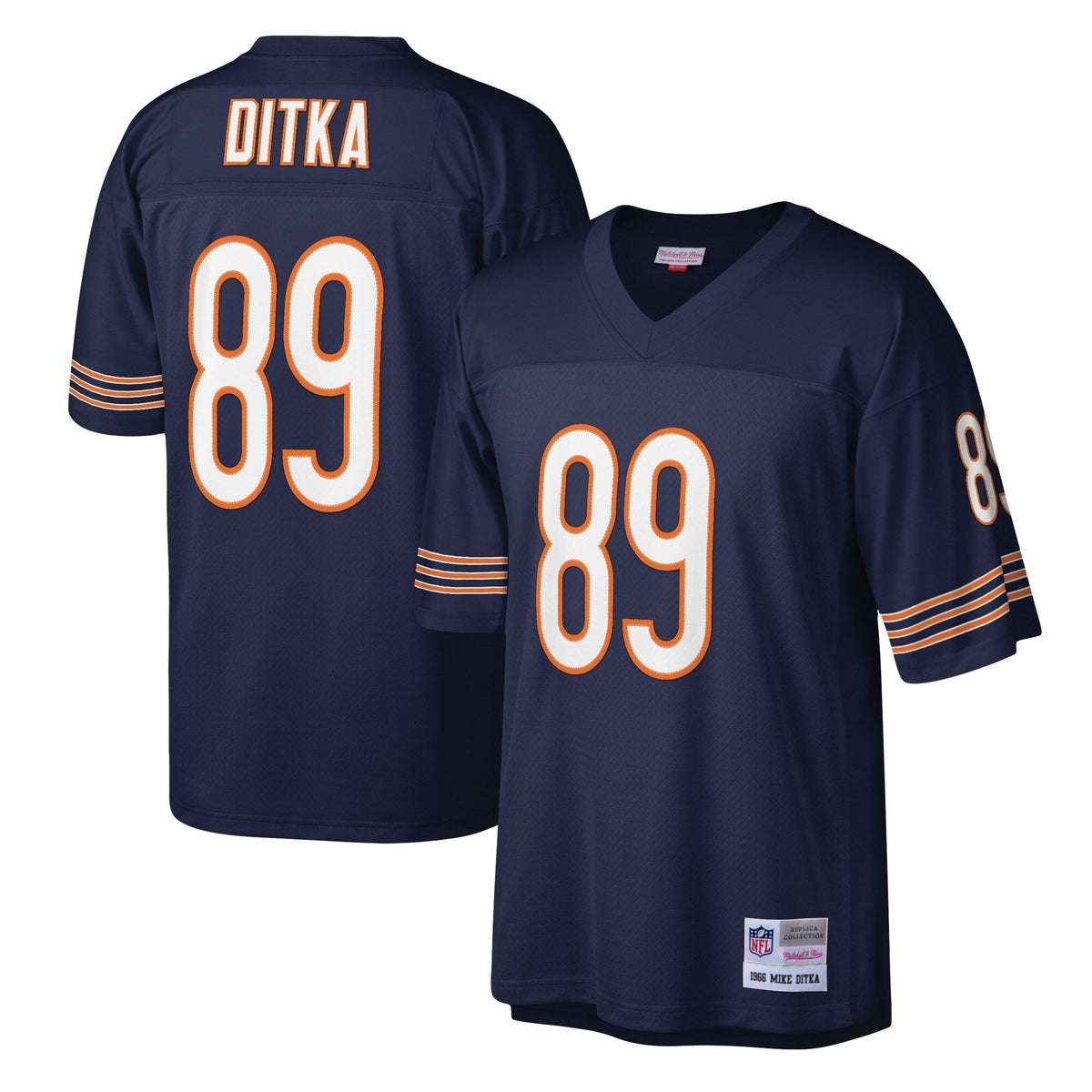 Chicago Bears Mike Ditka 1966 MITCHELL & NESS Throwback Jersey product image 1, provided for visual reference and product