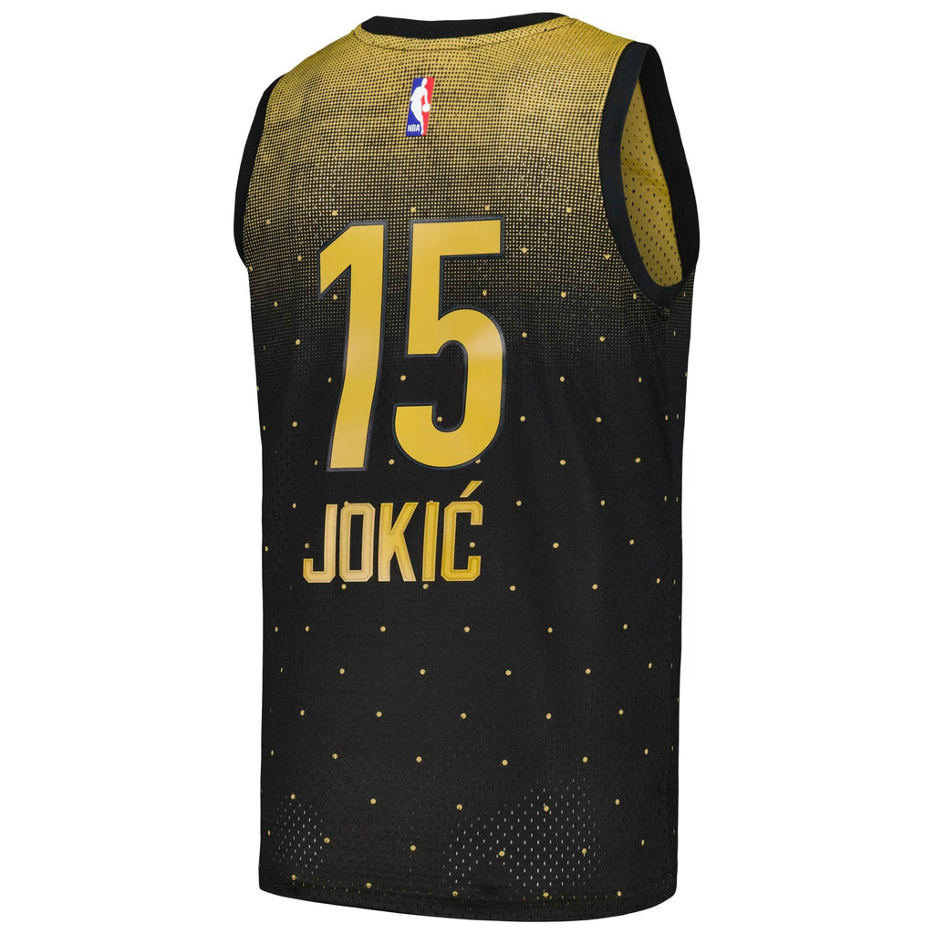 2016 NBA Rising Stars Challenge Nikola Jokic Mitchell & Ness Black Hardwood Classics Swingman Jersey for Men product image