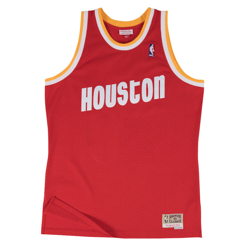 Houston Rockets Mitchell & Ness Red 1996-97 Hardwood Classics Swingman Jersey for Men product image 3, provided for visual
