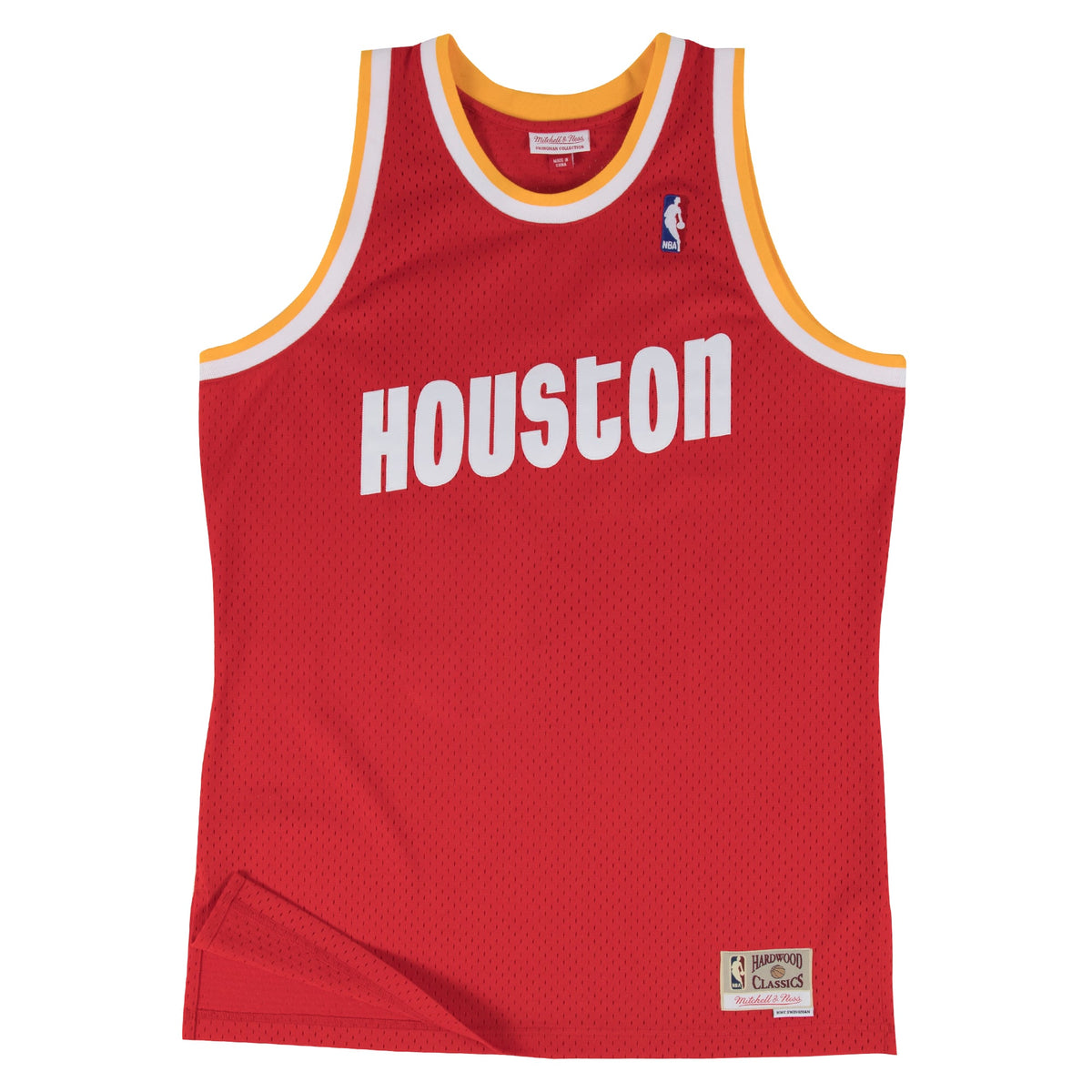 Houston Rockets Mitchell & Ness Red 1996-97 Hardwood Classics Swingman Jersey for Men product image 3, provided for visual
