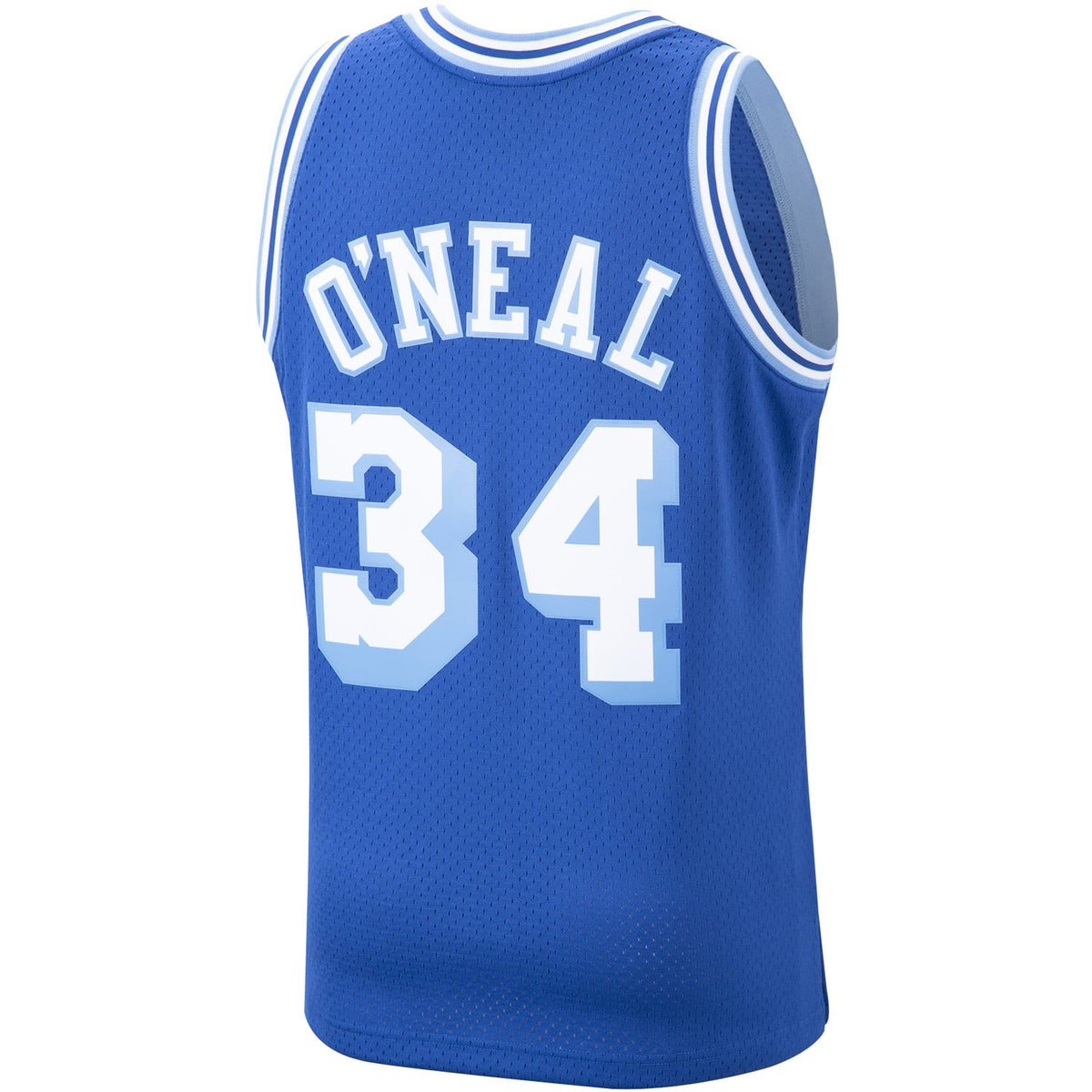 Los Angeles Lakers Shaquille O'Neal Mitchell & Ness Royal Hardwood Classics Swingman Jersey for Men product image 4,