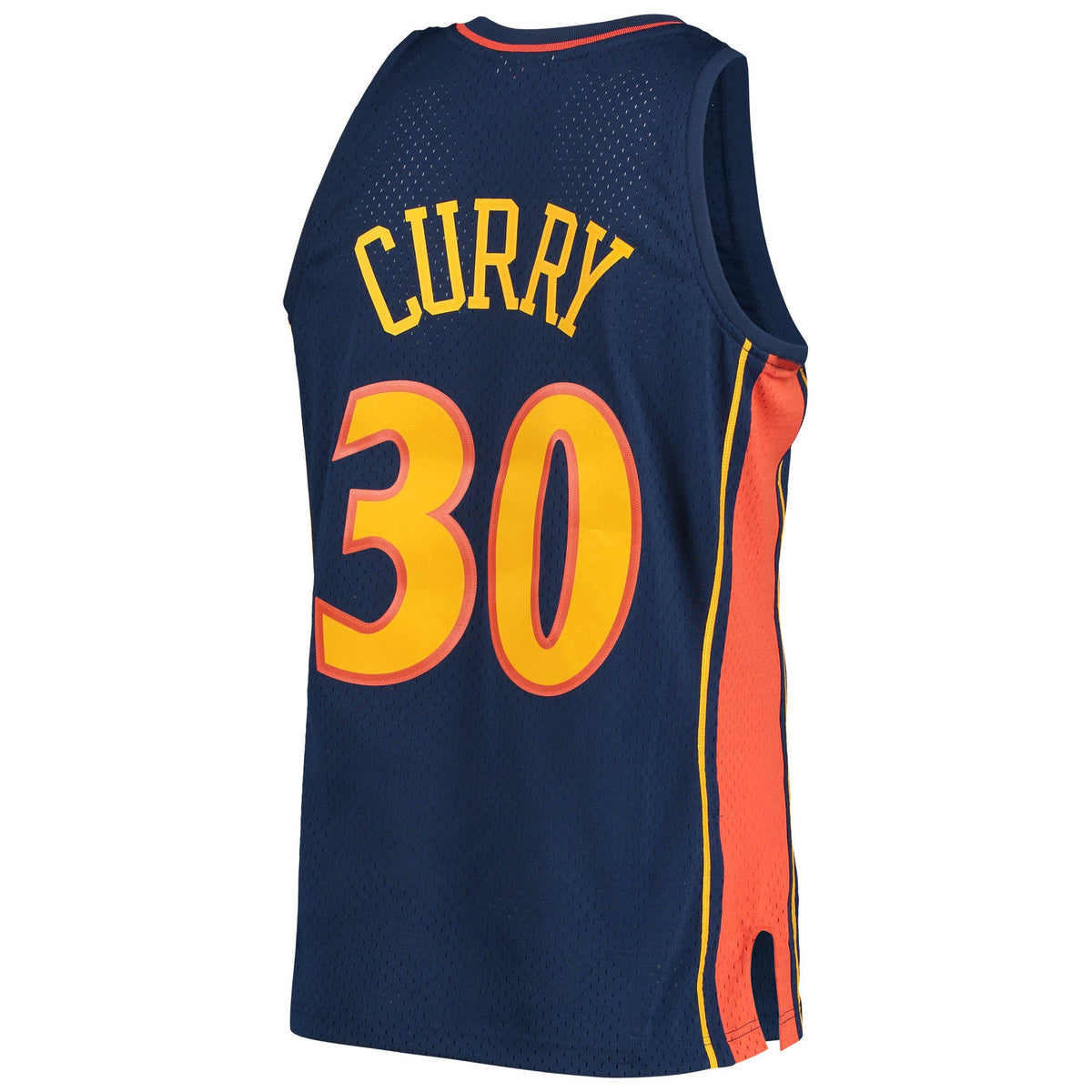 Golden State Warriors Stephen Curry Mitchell & Ness Navy Hardwood Classics Swingman Jersey for Men product image 4, provided