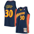 Golden State Warriors Stephen Curry Mitchell & Ness Navy Hardwood Classics Swingman Jersey for Men product image 1, provided