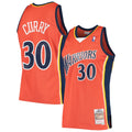 Golden State Warriors Stephen Curry Mitchell & Ness Orange Hardwood Classics Swingman Jersey for Men product image 1,