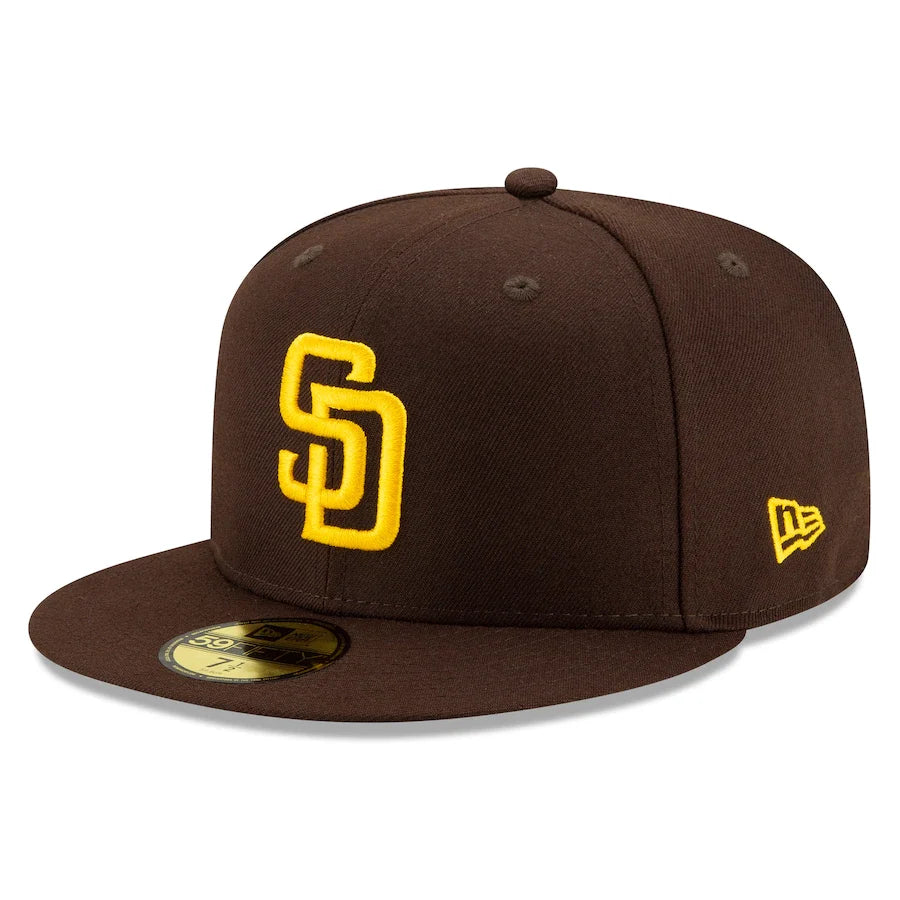 San Diego Padres New Era Brown Authentic Collection On-Field 59FIFTY Fitted Hat product image 1, provided for visual