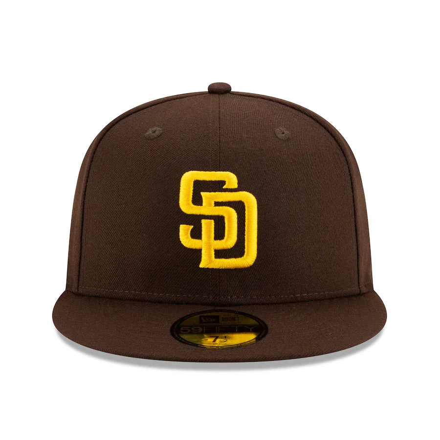 San Diego Padres New Era Brown Authentic Collection On-Field 59FIFTY Fitted Hat product image 2, provided for visual