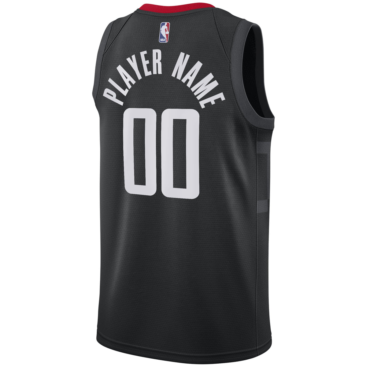 Houston Rockets Nike Black Swingman Custom Jersey - Statement Edition for Men product image 4, provided for visual reference